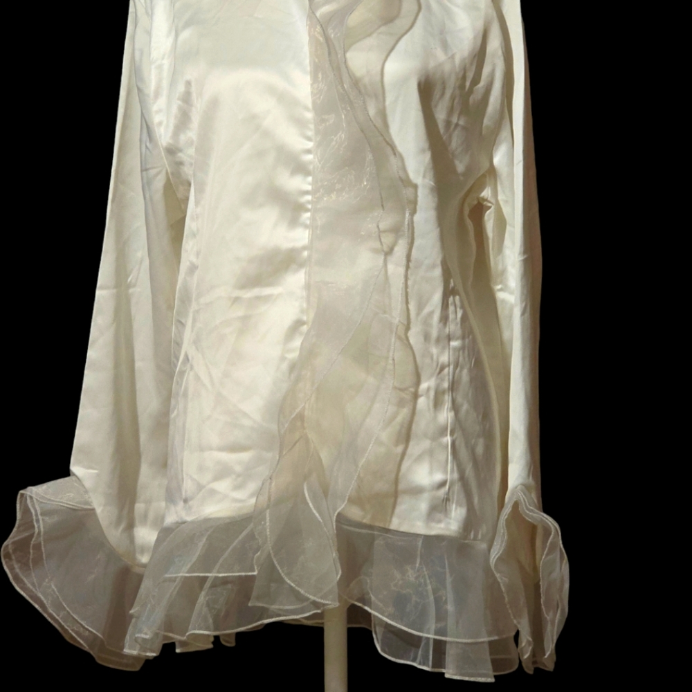 Women's White Statement Blouse - image 2
